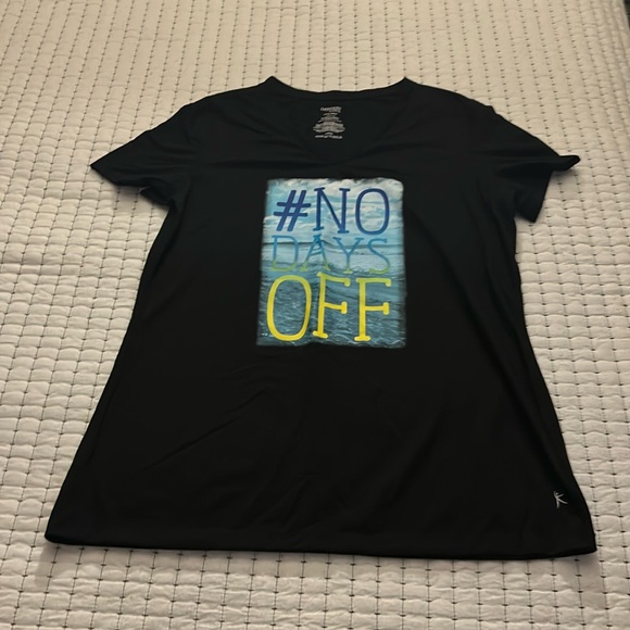 DanSkin Now Semi Fitted V-Neck T-Shirt - Picture 1 of 8